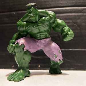 Incredible Hulk 4” Figure PVC Cake Topper Disney MCU Green Guy Marvel Avengers